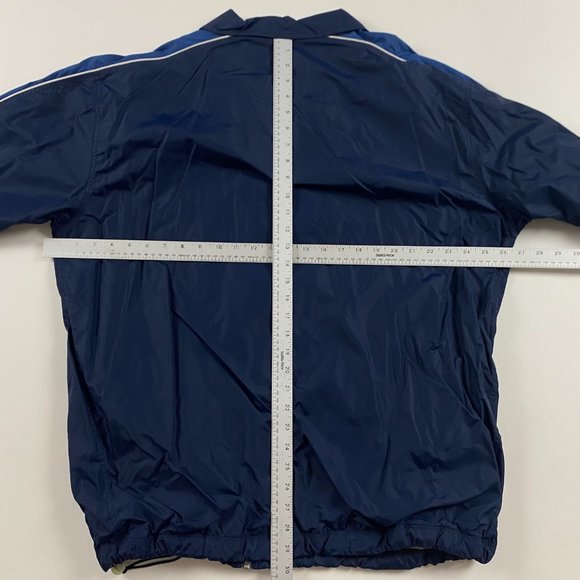 Vintage Y2K 2000s Acadia Axemen Basketball Nike Windbreaker Jacket Mens 2XL - Picture 8 of 10